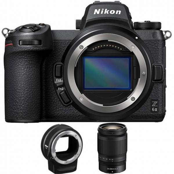 Aparat cyfrowy Nikon Z6 II + ob. 24-200 mm + adapter FTZ 