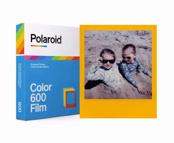 Wkłady Polaroid do aparatu serii 600 kolor - kolorowe ramki - 8 szt.