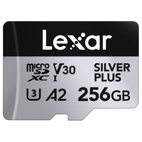 Karta pamięci Lexar microSDXC Professional SILVER Plus UHS-I/U3/A2/4K V30 256GB