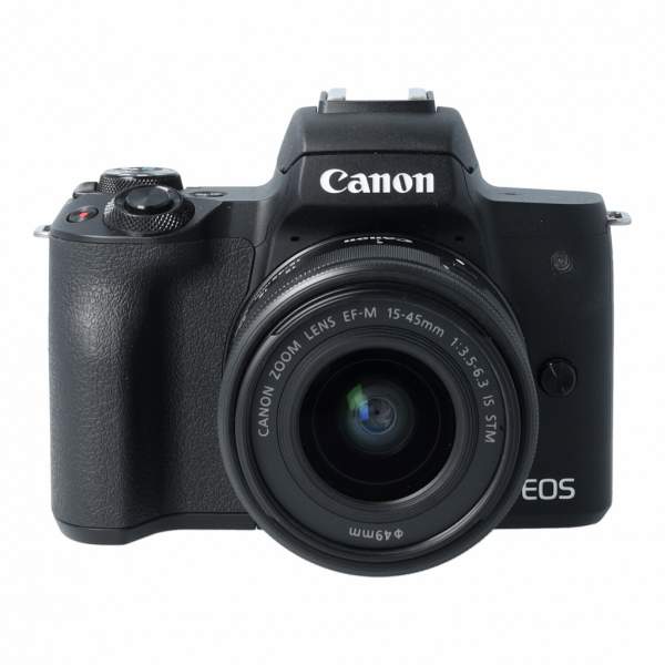 Aparat UŻYWANY Canon EOS M50  + ob. EF-M 15-45 mm czarny s.n. 853038000934/76320800424