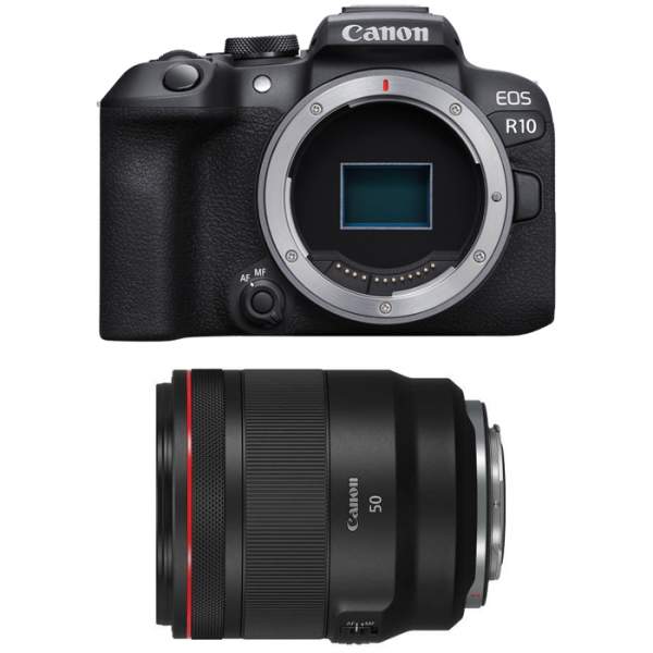 Aparat cyfrowy Canon EOS R10 + RF 50 mm f/1.2 L USM