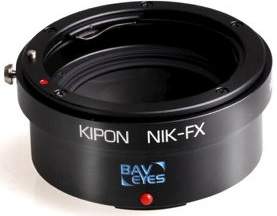 Kipon Adapter Fuji X body BAVEYES NIK-FX 0.7X