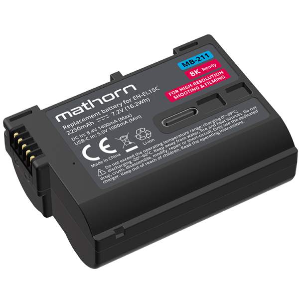 Akumulator Mathorn MB-222 Ultimate 2400mAh USB-C zamiennik NP-FZ100