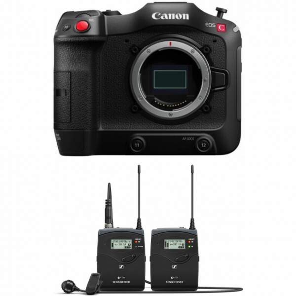 Kamera cyfrowa Canon EOS C70 + mikroport Sennheiser EW 122P G4-A