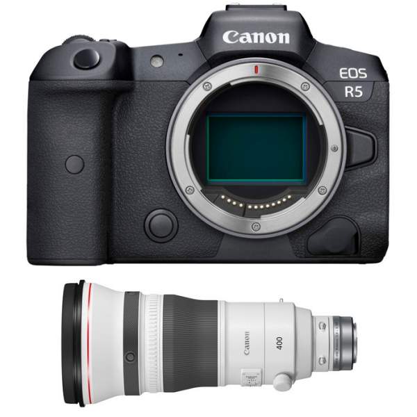 Aparat cyfrowy Canon EOS R5 body + RF 400 mm f/2.8 