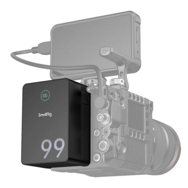 【新品】SmallRig ＶＢ99 Vマウントバッテリー Amazon | SmallRig VB99 ミニ V マウント バッテリー 6700mAh