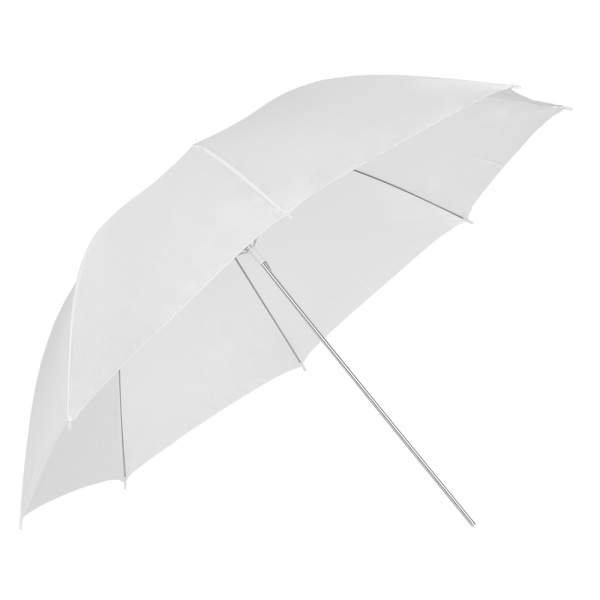 Parasol GlareOne transparentny, biały, 90 cm