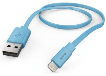 Hama kabel usb do Apple iPhone 5/5s/5c/SE/6/6 Plus, niebieski