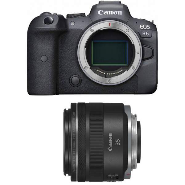 Aparat cyfrowy Canon EOS R6 + RF 35 mm f/1.8 