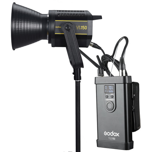 Godox VL150 Video LED Daylight 5600K, mocowanie Bowens