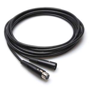 Kabel HOSA KABEL ECONOMY HOSA, XLRf - XLRm 7.6m mikrofonowy