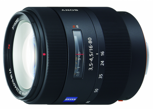 Obiektyw Sony 16-80 mm f/3.5-f/4.5 DT ZA Carl Zeiss Vario Sonnar T* (SAL1680Z.AE) / Sony A 