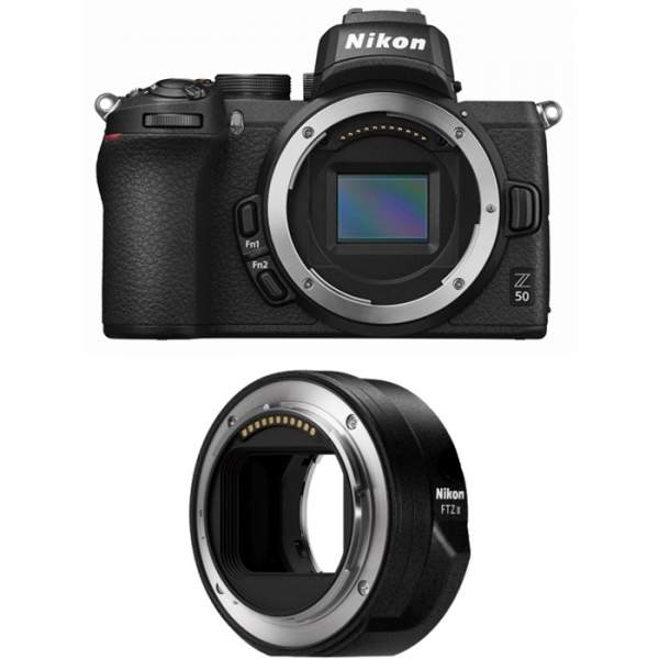 Aparat cyfrowy Nikon Z50 + adapter FTZ II 