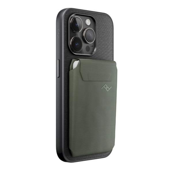 Peak Design Mobile Wallet Slim v2 płaski magnetyczny portfel do telefonu szarozielony