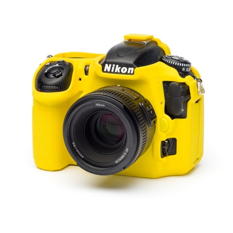 Zbroja EasyCover osłona gumowa dla Nikon D500 żółta