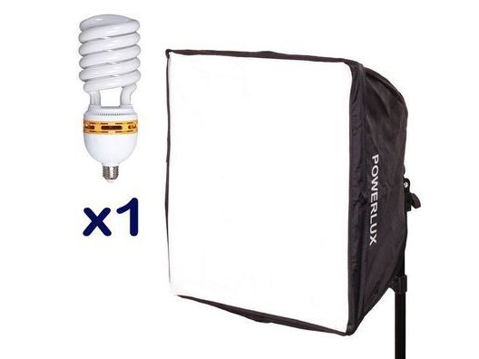 Lampa Funsports softbox światła ciągłego SQ-401 40x40cm + 1 świetlówka 85W