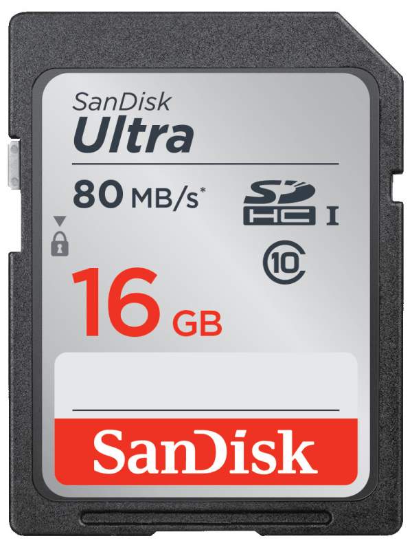 Karta pamięci Sandisk SDHC 16 GB ULTRA 80MB/s C10 UHS-I