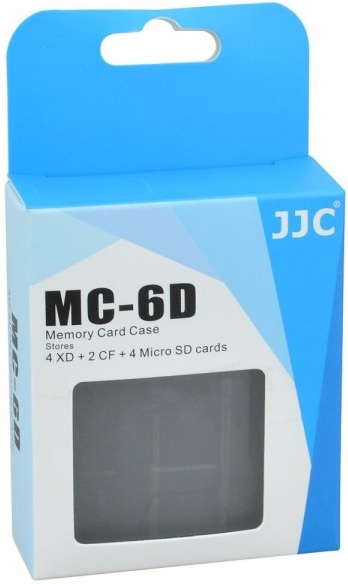 JJC MC-6D na karty pamięci 4x XD + 2CF wodoodporne