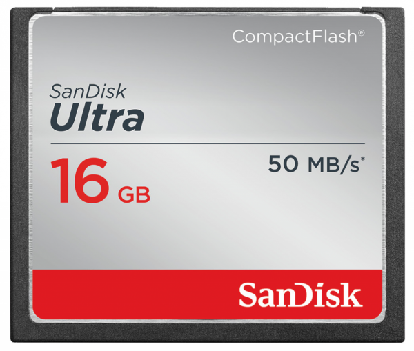 Karta pamięci Sandisk CompactFlash ULTRA 16 GB 50MB/s