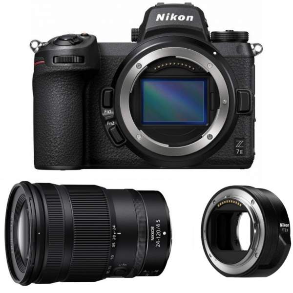 Aparat cyfrowy Nikon Z7 II + Z 24-120 mm f/4 S + adapter FTZ II