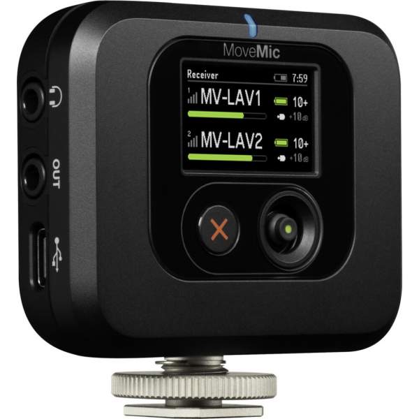 Shure Odbiornik nakamerowy MoveMic MV-R-Z6 bezprzewodowy na zimną stopkę