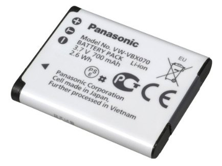 Akumulator Panasonic VW-VBX070E-W