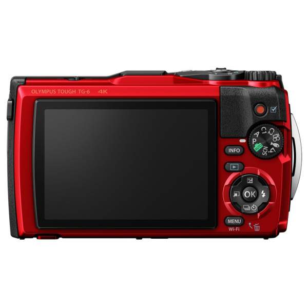 Olympus TOUGH TG-6 czerwony, wyjątkowo odporny - Aparaty