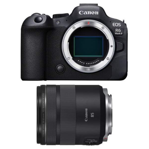 Aparat cyfrowy Canon EOS R6 Mark II+ RF 85 mm f/2 Macro IS USM