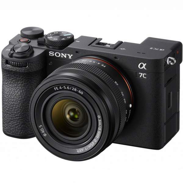 Aparat cyfrowy Sony A7C II + 28-60 mm f/4-5.6 czarne 