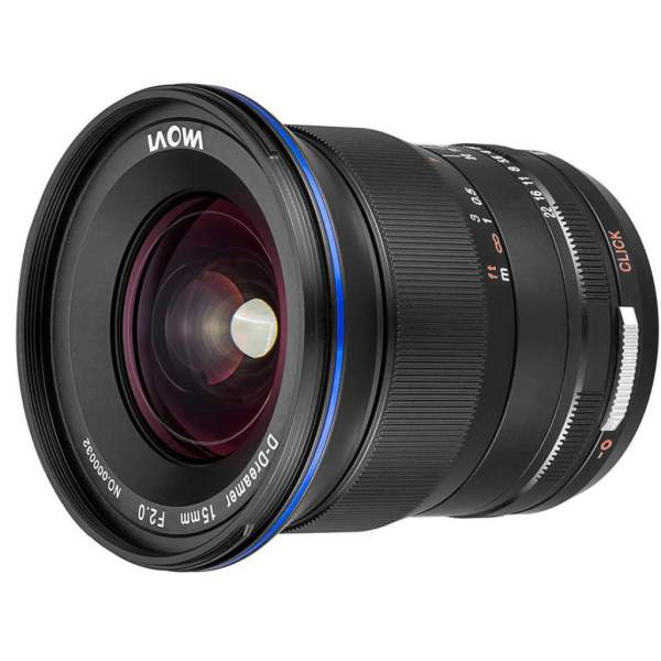Venus Optics Laowa D-Dreamer 15 mm f/2,0 Zero-D do Canon RF