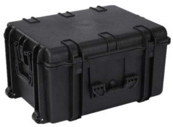 BoxCase Twarda walizka BC-714 z gąbką czarna (715430)