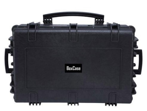 BoxCase Twarda walizka BC-763 z gąbką czarna (764830)