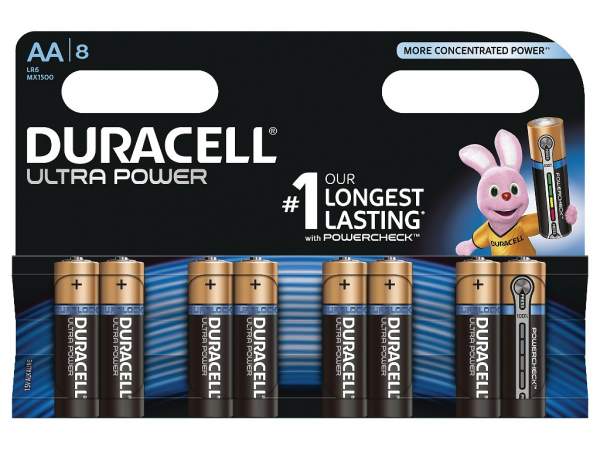 Baterie Duracell MX1500B8 Ultra Power 8xAA