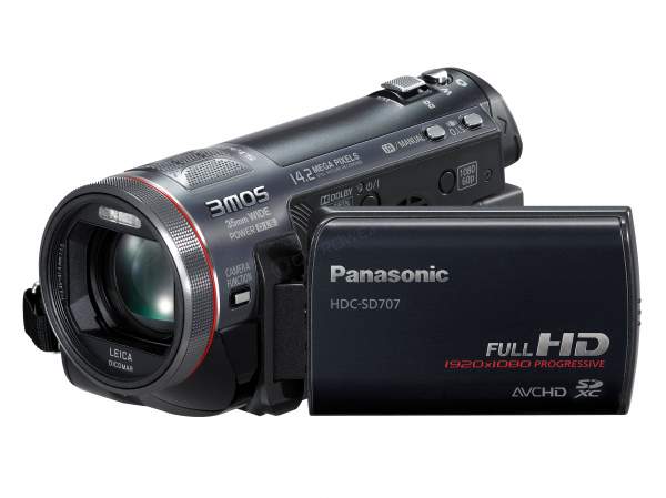 PANASONIC HDC-SD707 KAMERA CYFROWA CZARNA - Cyfrowe.pl
