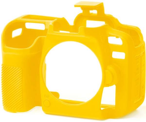 Zbroja EasyCover Osłona Gumowa dla Nikon D7500 żółta
