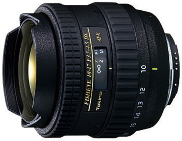 Obiektyw Tokina AT-X 10-17 mm f/3.5-4.5 AF DX rybie oko Nikon