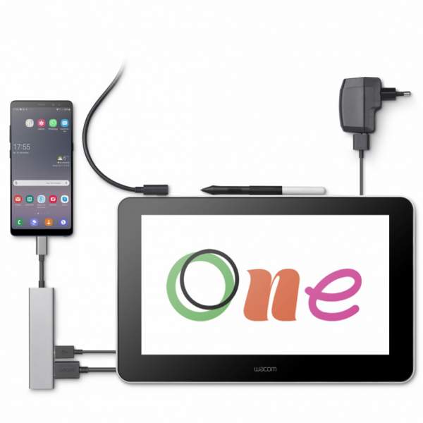 Wacom One 13 pen display - Tablety graficzne - Druk, montaż