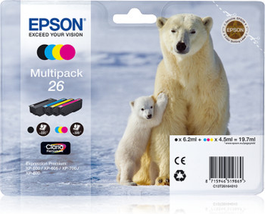 Tusz Epson T2616 Multipack 4-kolorowy