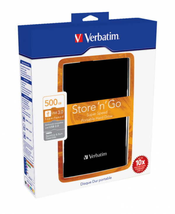 Verbatim 2.5 Store n Go USB 3.0 1TB czarny