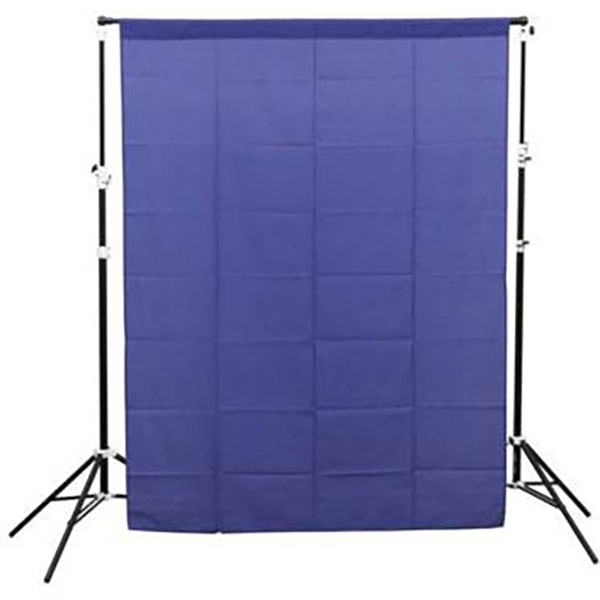 Tło materiałowe GlareOne materiałowe Blue Screen Backdrop 1.5x2.1 m - niebieskie