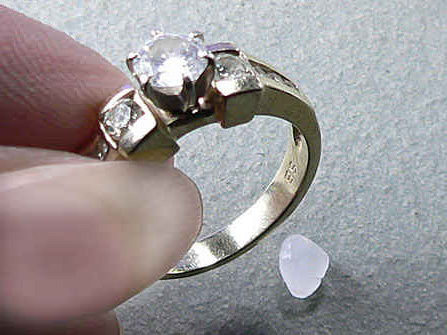 MODE wosk przeźroczysty do mocowania pierścionków
