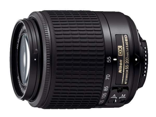 Obiektyw Nikon Nikkor 55-200 mm f/4.0-5.6G DX AF-S czarny