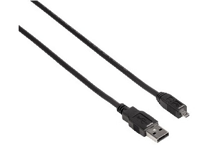 Hama kabel USB 2.0 Typ A - Mini B (B 8-pin) 1.8 m