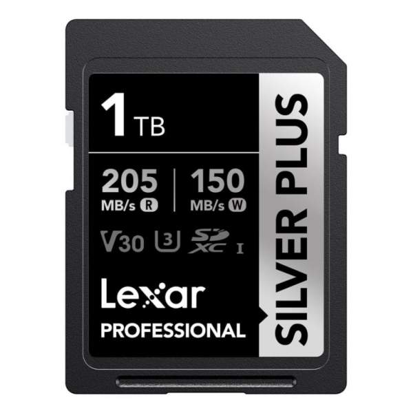 Karta pamięci Lexar Pro SILVER Plus 1TB 1066x UHS-I/U3/A2/4K R205/W150 V30