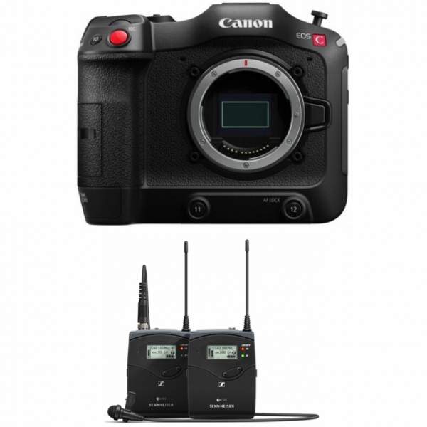 Kamera cyfrowa Canon EOS C70 + mikroport Sennheiser EW 112P G4-A1