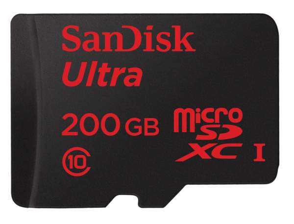 Karta pamięci Sandisk microSDXC 200 GB ULTRA 90 MB/s C10 UHS-I + Adapter SD + aplikacja Memory Zone Android