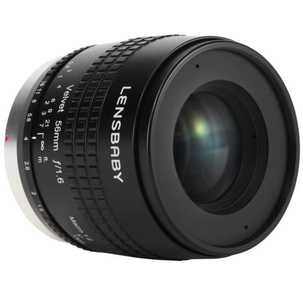 【新品】LENSBABY Velvet 56mm f1.6 レンズ シルバー Lensbaby Velvet 56 mm f/1.6 dla Nikon F - Obiektywy do