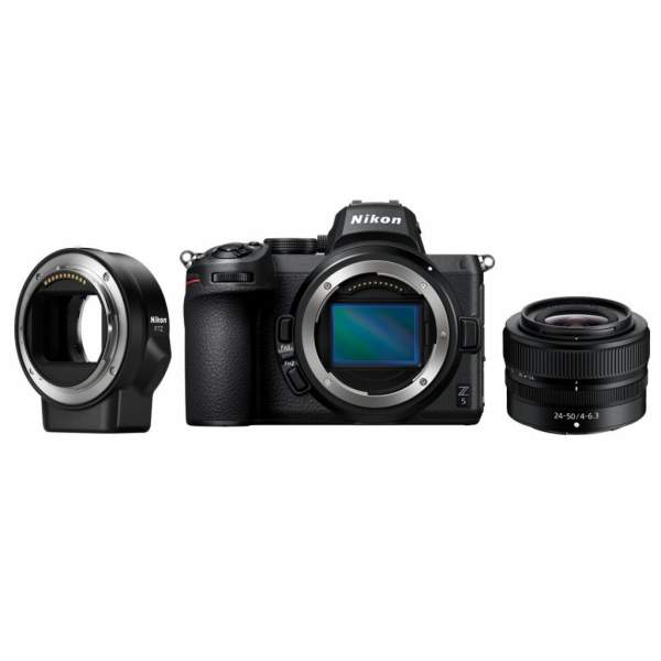 Aparat cyfrowy Nikon Z5 + ob. 24-50 mm + adapter FTZ