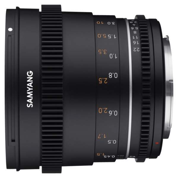Obiektyw Samyang 50 mm T1.5 VDSLR II Sony E