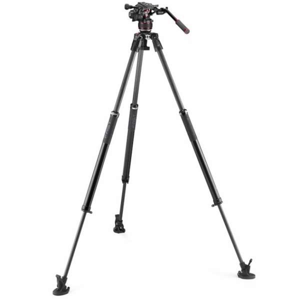 Statyw Manfrotto Zestaw 635 Carbon Fast Single + głowica 608 (MVK608SNGFC)